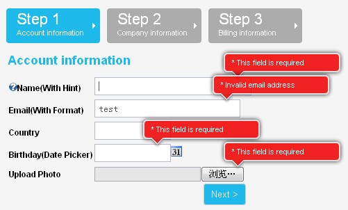 new validator